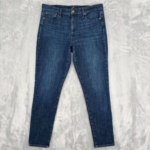 Gap Jeans 1969 Women 32R (Fits 32x27) Regular Dark Wash True Skinny Stretch